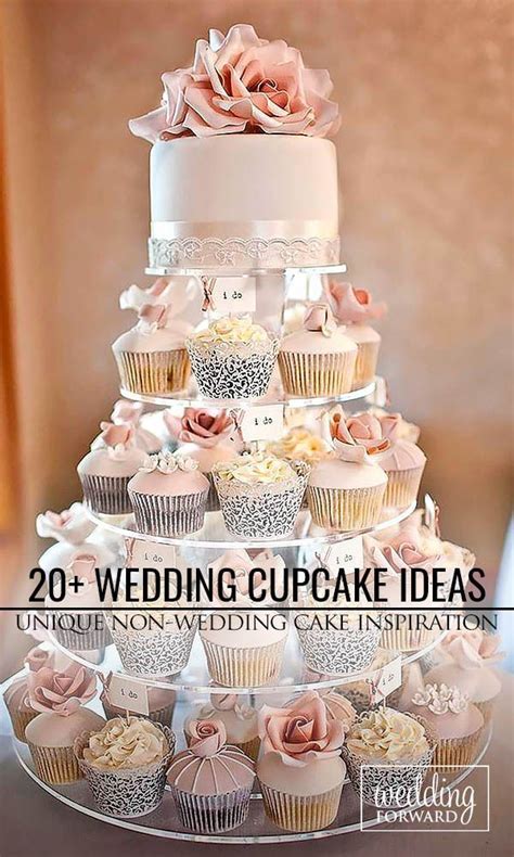 Totally Unique Wedding Cupcake Ideas Wedding Cakes With Cupcakes