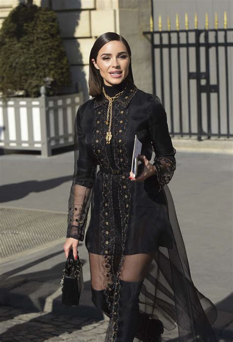 olivia culpo in black dress out and about in paris gotceleb