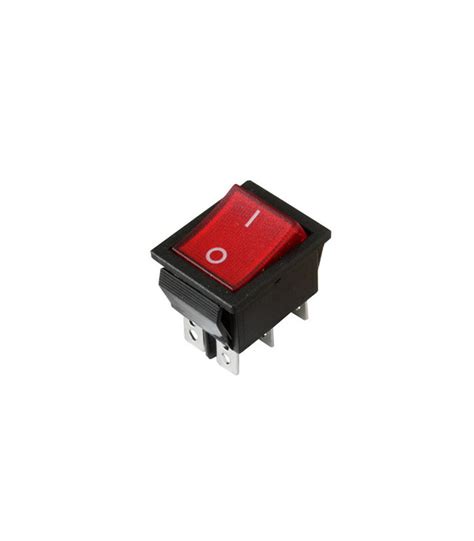 6272 De Setronic Conmutador Basculante Bipolar Luminoso Rojo