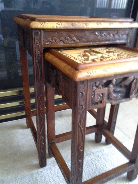 Get free shipping on qualified glass end tables or buy online pick up in store today in the furniture department. Antique Chinese Glass top Nesting Tables 4 antique appraisal | InstAppraisal