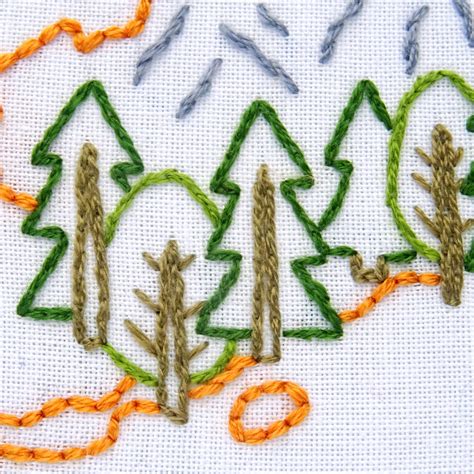 See more ideas about cross stitch embroidery, embroidery patterns, cross stitch. Alaska Hand Embroidery Pattern - Wandering Threads Embroidery