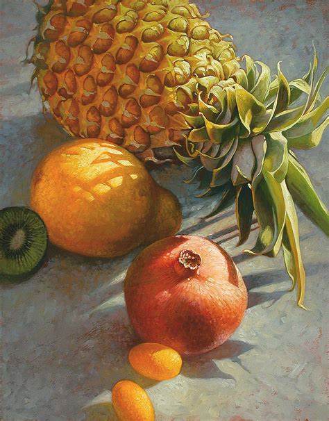 Tropical Fruit Painting By Mia Tavonatti Pixels