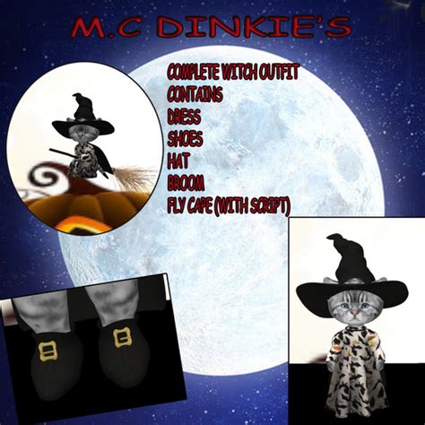 Second Life Marketplace Complete Witch Outfit