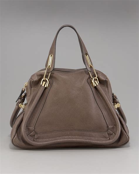 Lyst Chloé Paraty Shoulder Bag In Brown