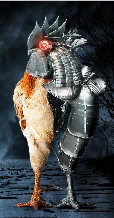 Photomontage Feng Shui Chicken Humor Funny Chicken Photoshop