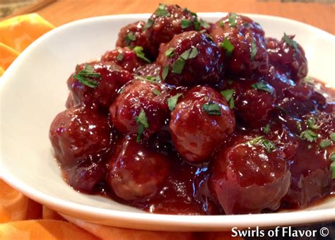 Slow Cooker Cranberry Sweet And Sour Meatballs Best Crafts And Recipes