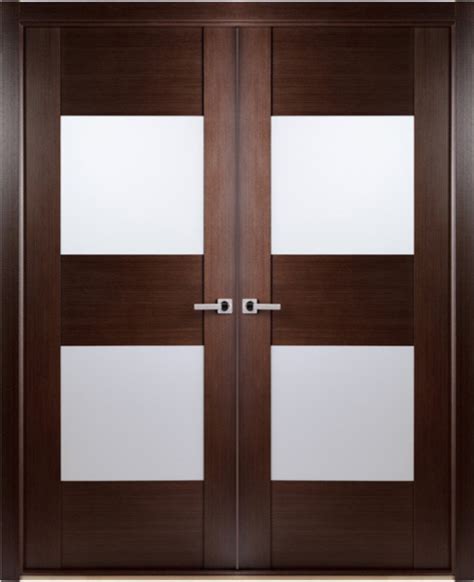 We are excited to help you find a door of choice that will be a perfect fit for. Contemporary African Wenge Interior Double Door with Frosted Glass - Contemporary - Interior ...