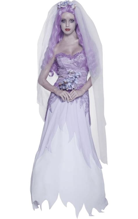 Adult Ghost Bride Halloween Costume Uk