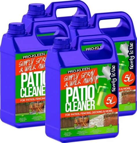 Pro Kleen Spray And Walk Away Moss Killer Mould Algae Remover 5 L 4 Pack