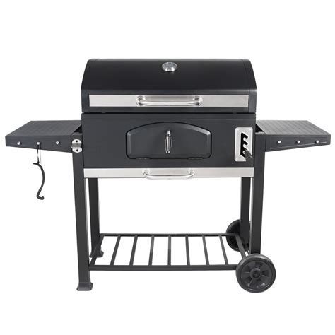 Revoace Large Premium Charcoal Grill Black And Stainless