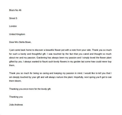 Thank You Letter For T 9 Free Word Excel Pdf Format Download
