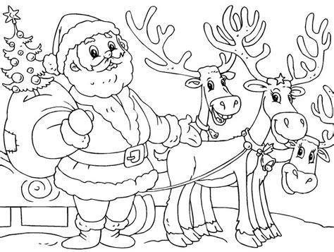 Coloringkids.net | Santa coloring pages, Christmas coloring pages