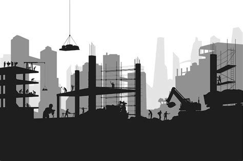 Building Construction Vectors And Illustrations For Free Download Freepik