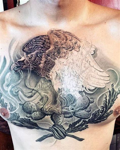 50 Mexican Eagle Tattoo Designs For Men Manly Ink Ideas Mayan