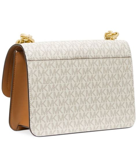 Michael Kors Signature Heather Large Shoulder Bag And Reviews Handbags