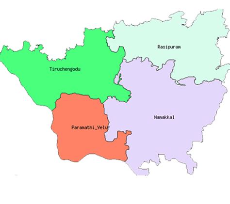 Namakkal District Taluks