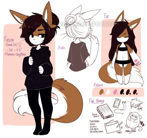 Fursona L Reference By Umereii On Deviantart