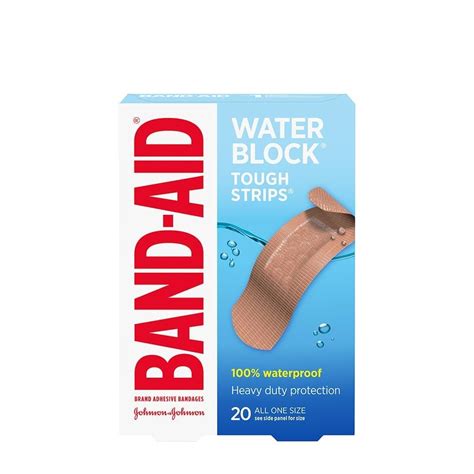 Tough Strips® Waterproof Bandages 20 Count Band Aid®