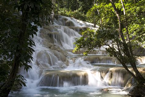 Jamaica Ocho Rios Dunns River Falls Photograph By Tips Images Pixels