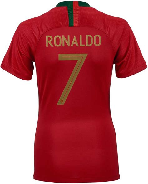 201819 Womens Nike Cristiano Ronaldo Portugal Home Jersey Soccerpro