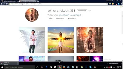 Change desktop background and colors. how to post a photo on instagram on computer - YouTube