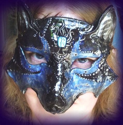 Black Wolf Mask By Namingway On Deviantart Wolf Mask Black Wolf Mask