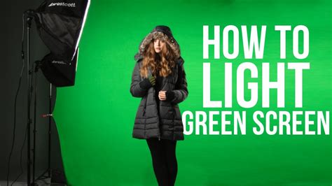 How To Light A Green Screen Lighting 101 Youtube