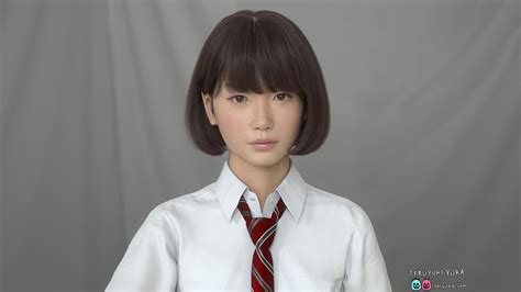 Meet Saya The Highly Realistic Computer Generated Japanese Schoolgirl