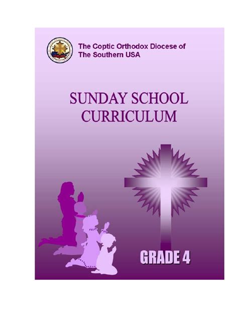 coptic sunday school kg4 pdf religious belief and doctrine religious behaviour and experience