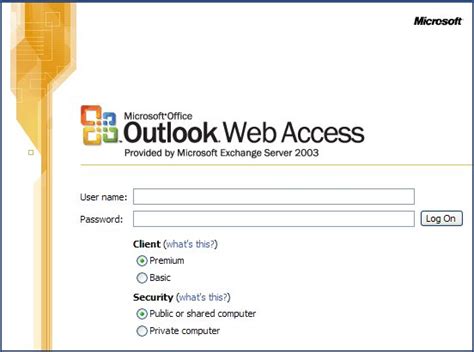 Accessing Your Email On Exchange Server Through Outlook Web Access