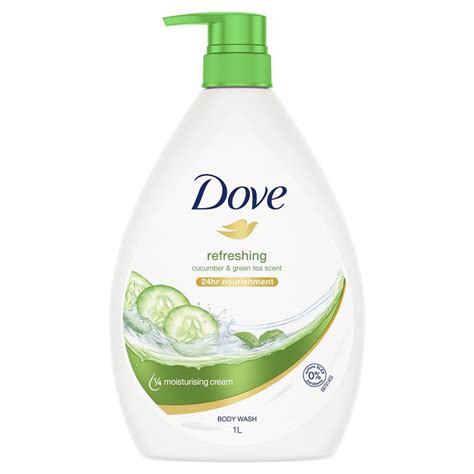 Buy Dove Refreshing Cucumber And Green Tea Body Wash 1 Litre Online At