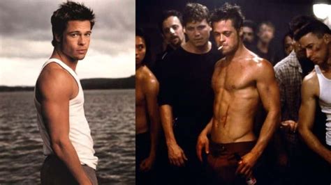Brad Pitt Physical Transformation For Fight Club The Secrets Of A Dream Body