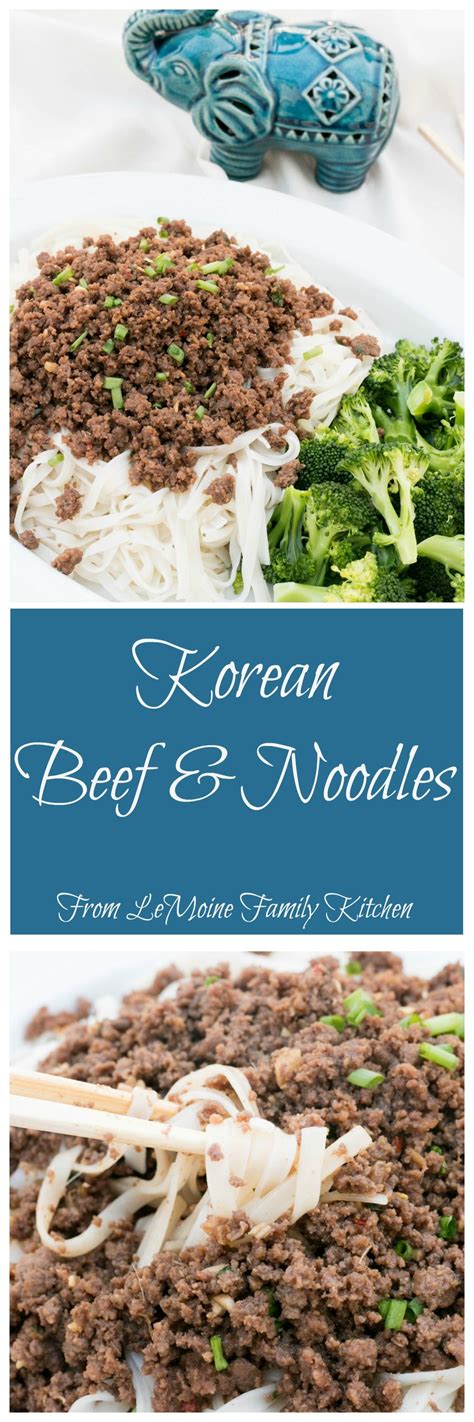 December 6, 2020june 4, 2009. Korean Beef & Noodles | Recipe | Best beef recipes, Beef ...