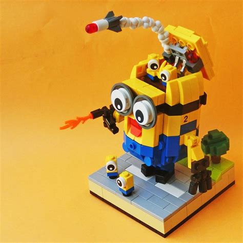 Lego Mad Minion Lego Minion Cool Lego Creations Lego Craft