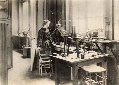 This Is Marie Curie Working In A Laboratory She Probably Did Most Of