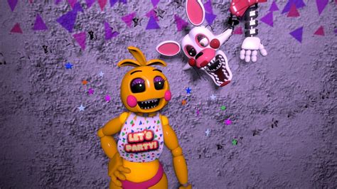 Me And My Best Friend Toy Chica And Mangle Animatronicos Fnaf Fnaf