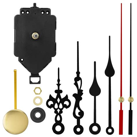 Quartz Pendulum Clock Movement Mechanism Eeekit Diy Long Shaft Clock