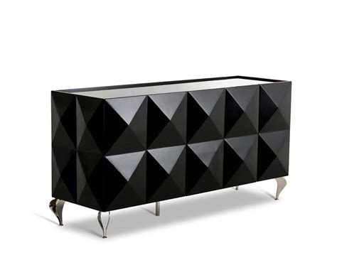 The lacquer contractor brought a sample door and it looked and felt just like what you would find in a any updates on lacquer painted cabinet? Black Lacquer High Gloss Buffet VG504 | Modern Buffets ...