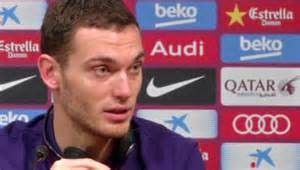 thomas vermaelen unveiled as a barcelona player at nou camp after £15m move from arsenal daily