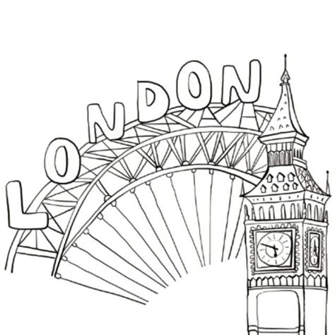This is activity village's collection of original london colouring pages. London colouring page | Adult Colouring~Buildings~Houses ...