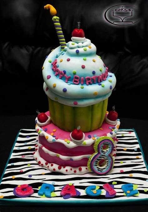 gracie s 8th birthday cake decorated cake by komel cakesdecor