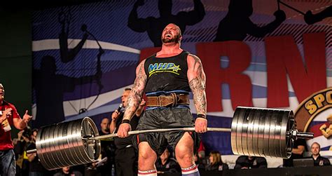 The Worlds Strongest Man Hafthor Bjornsson Does Massive 1000 Lbs