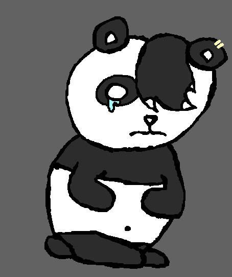 Emo Panda By Dekronvalleywolf On Deviantart
