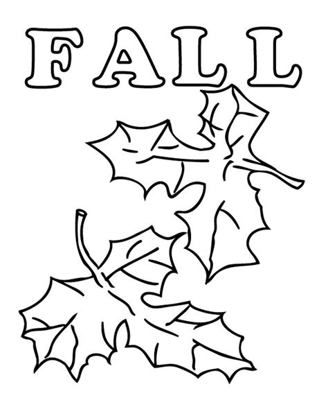 Fall Leaves Coloring Pages Pdf Free