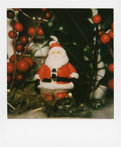 Christmas Polaroid SX70 Film Polaroid Color600 Décembr necDOT