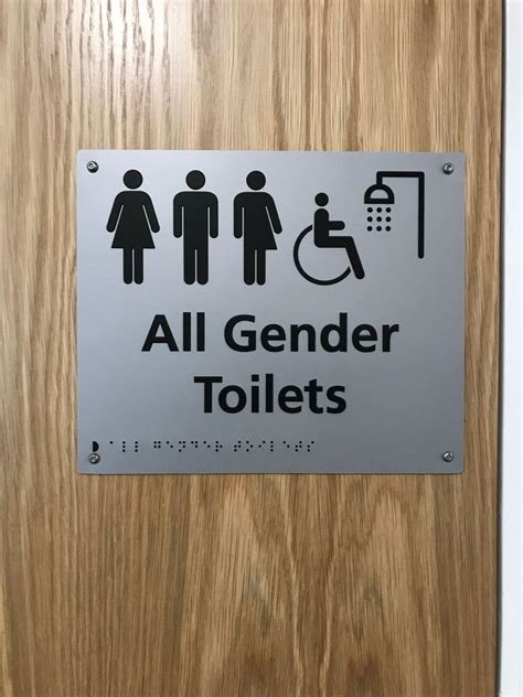 All Gender Toilet Signs