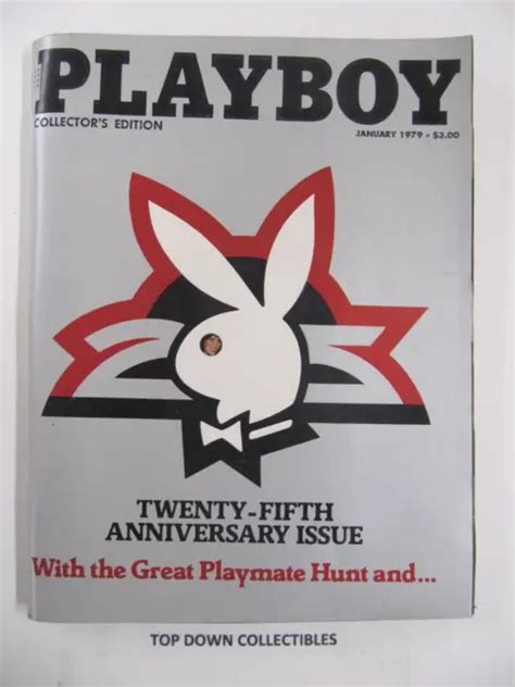 Playboy Magazine January 1979 25th Anniversary Issue W Candy Loving