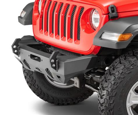 Rugged Ridge 1154032 Hd Stubby Front Bumper For Jeep Jk Jl And Jt 2007