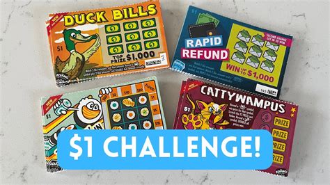 $1 Scratch Off Ticket Challenge! 40 scratch off tickets to see which is