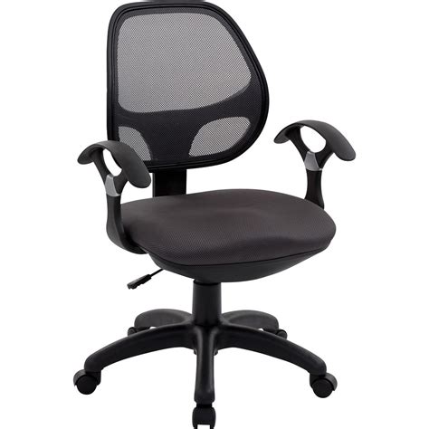 Techni Mobili Mid Back Mesh Task Chair Black